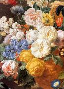 ELIAERTS, Jan Frans Bouquet of Flowers in a Sculpted Vase (detail) f Germany oil painting artist
